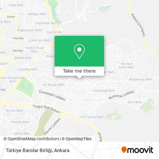 Türkiye Barolar Birliği map