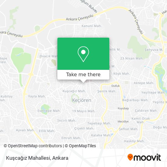 Kuşcağız Mahallesi map