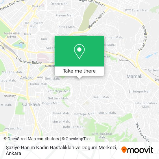 Şaziye Hanım Kadın Hastalıkları ve Doğum Merkezi map