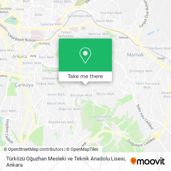 Türközü Oğuzhan Mesleki ve Teknik Anadolu Lisesi map