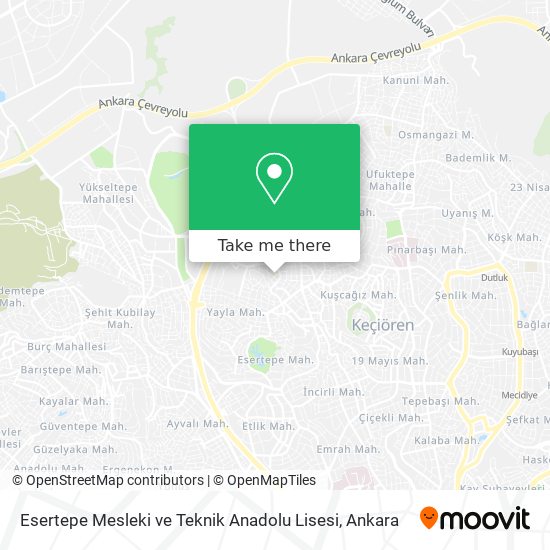 Esertepe Mesleki ve Teknik Anadolu Lisesi map