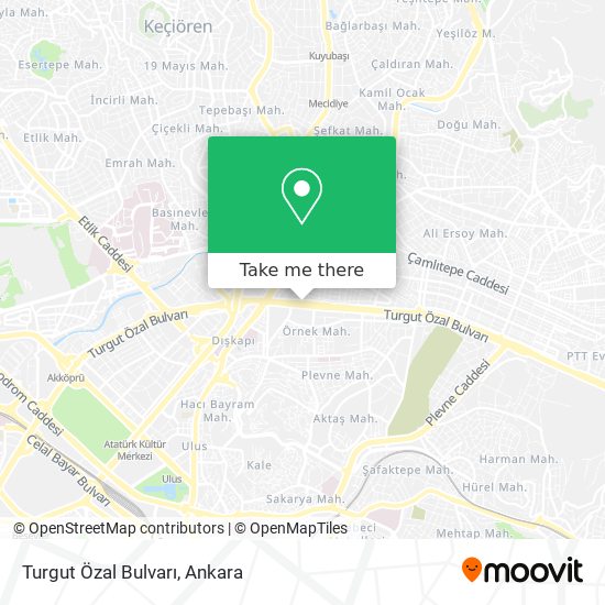 Turgut Özal Bulvarı map