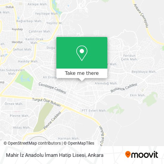 Mahir İz Anadolu İmam Hatip Lisesi map