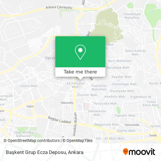 Başkent Grup Ecza Deposu map