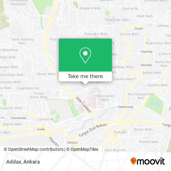 Addax map