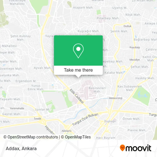 Addax map