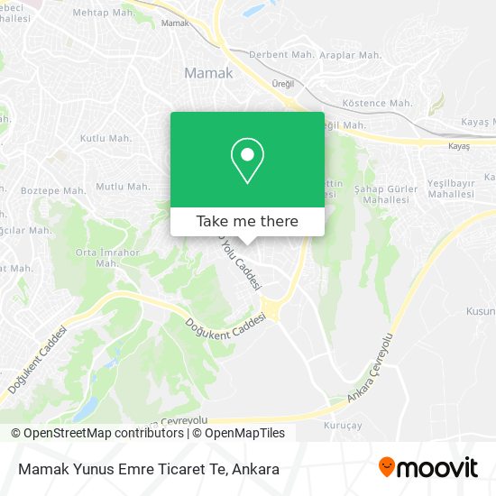 Mamak Yunus Emre Ticaret Te map