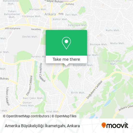 Amerika Büyükelçiliği İkametgahı map
