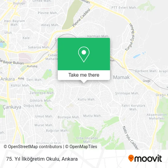 75. Yıl İlköğretim Okulu map