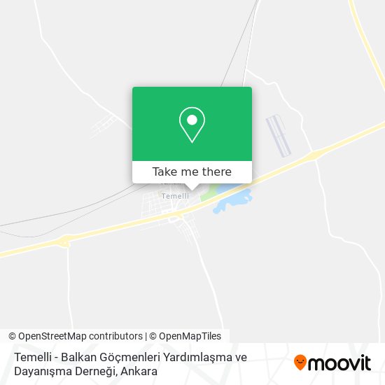 Temelli - Balkan Göçmenleri Yardımlaşma ve Dayanışma Derneği map