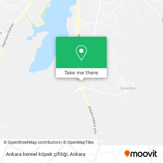 Ankara kennel köpek çiftliği map