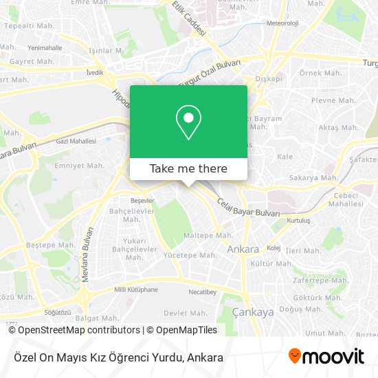 Özel On Mayıs Kız Öğrenci Yurdu map