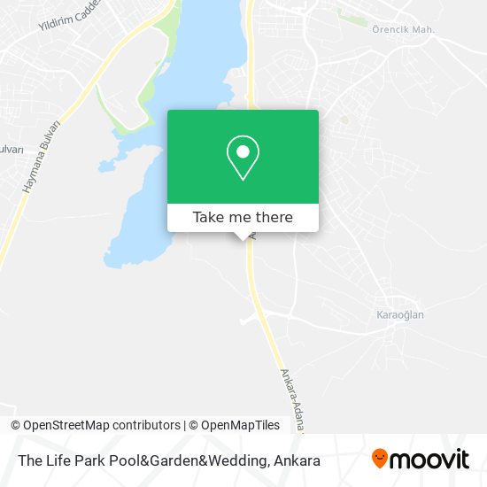 The Life Park Pool&Garden&Wedding map