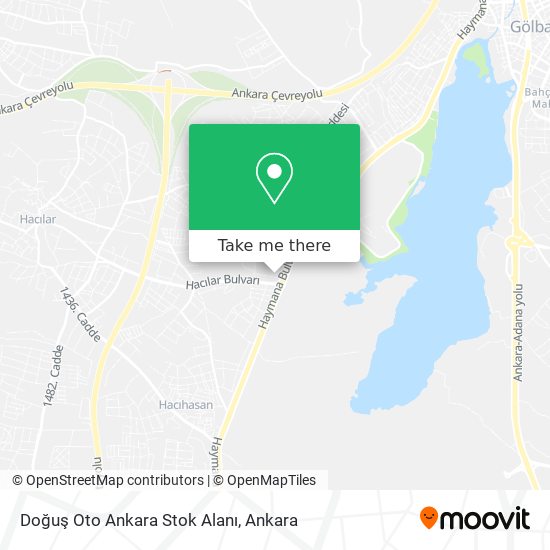 Doğuş Oto Ankara Stok Alanı map