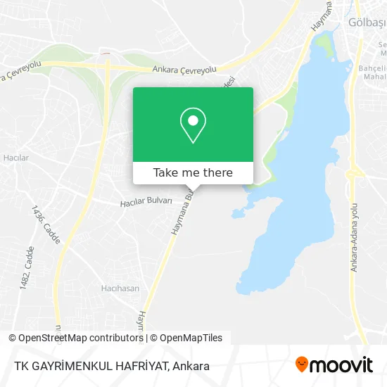 TK GAYRİMENKUL HAFRİYAT map