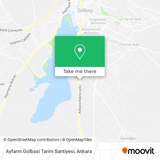 Ayfarm Golbasi Tarim Santiyesi map