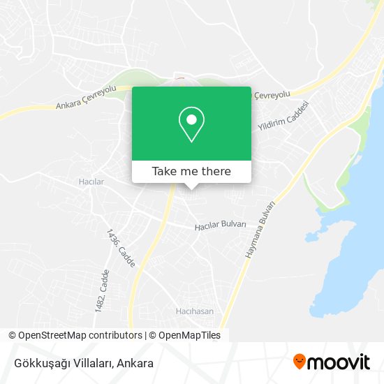 Gökkuşağı Villaları map