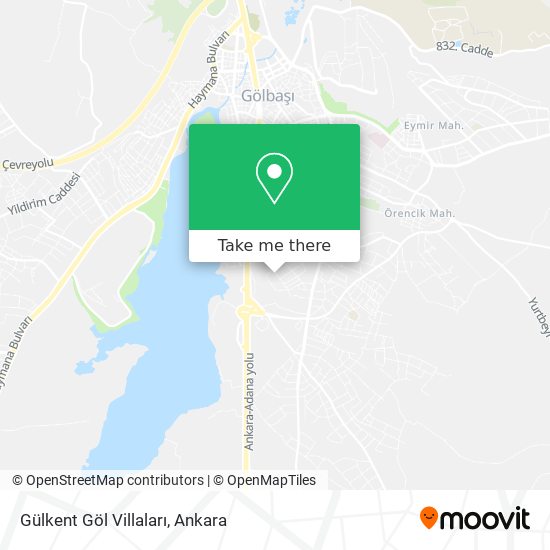 Gülkent Göl Villaları map
