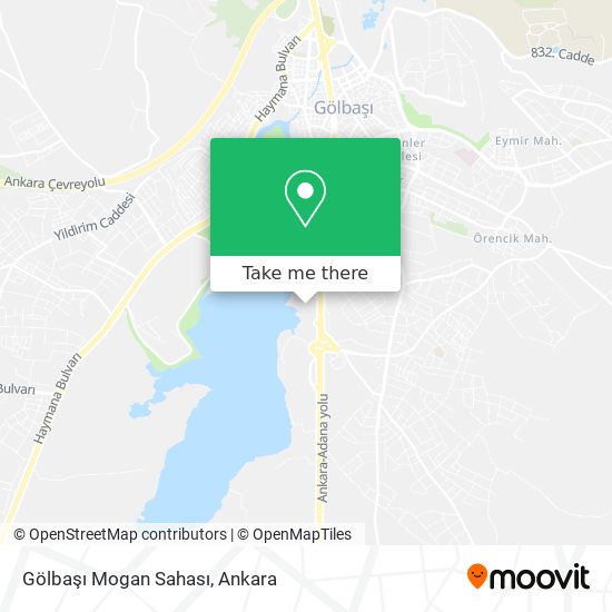 Gölbaşı Mogan Sahası map