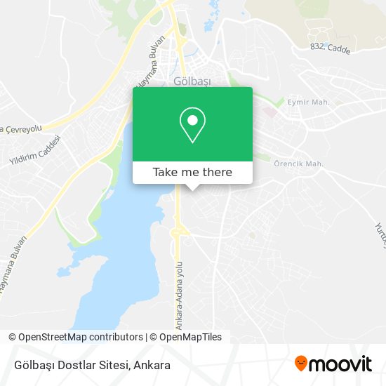 Gölbaşı Dostlar Sitesi map