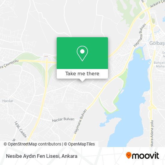 Nesibe Aydın Fen Lisesi map