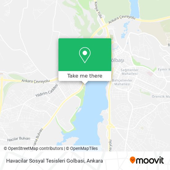 Havacilar Sosyal Tesisleri Golbasi map