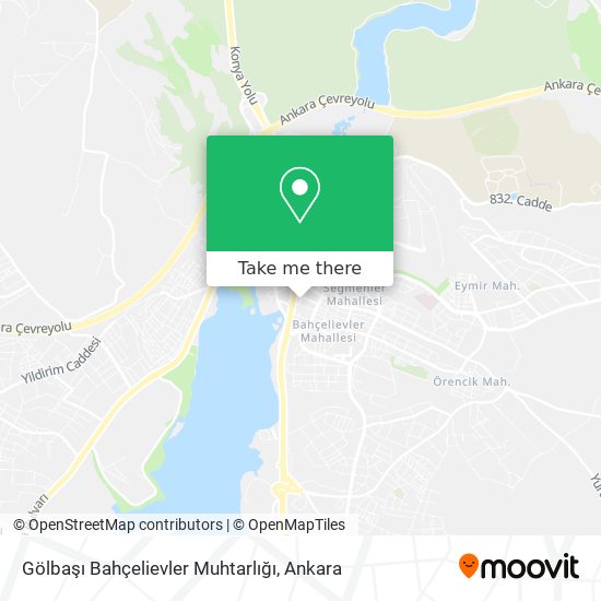 Gölbaşı Bahçelievler Muhtarlığı map