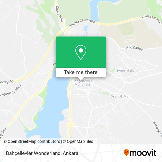 Bahçelievler Wonderland map