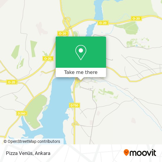 Pizza Venüs map