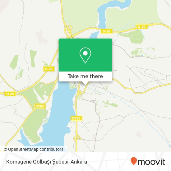 Komagene Gölbaşı Şubesi map