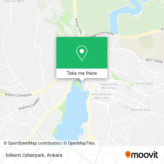 bilkent cyberpark map
