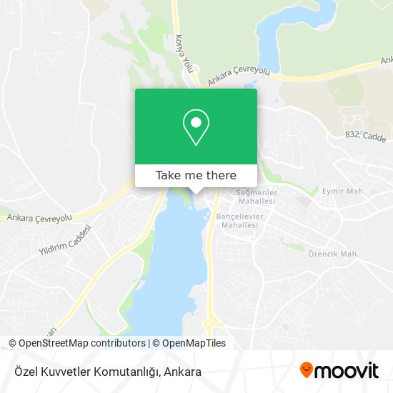 Özel Kuvvetler Komutanlığı map