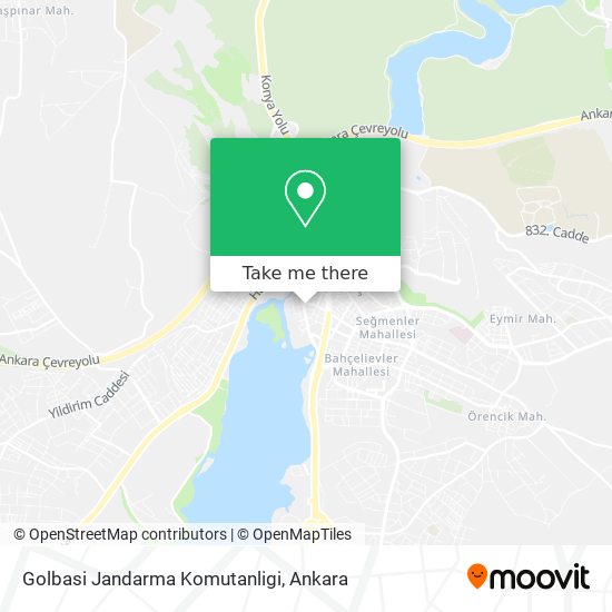 Golbasi Jandarma Komutanligi map
