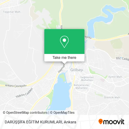 DARÜŞŞİFA EĞİTİM KURUMLARI map