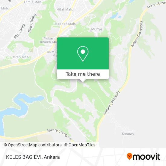 KELES BAG EVI map