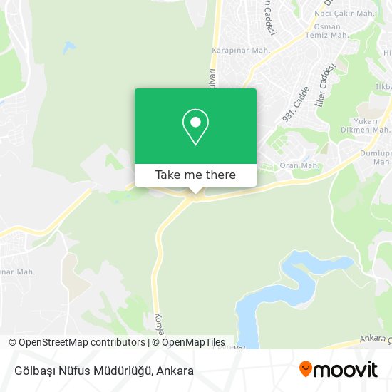 Gölbaşı Nüfus Müdürlüğü map