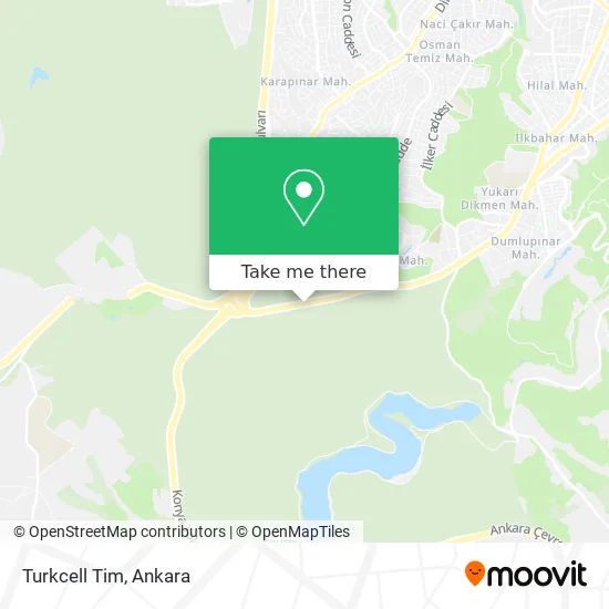 Turkcell Tim map