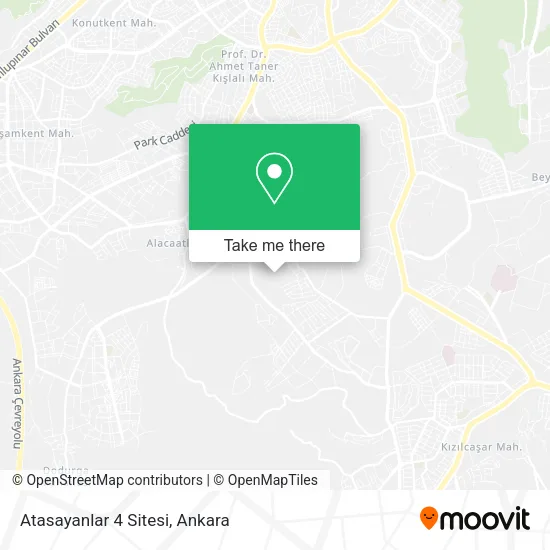 Atasayanlar 4 Sitesi map