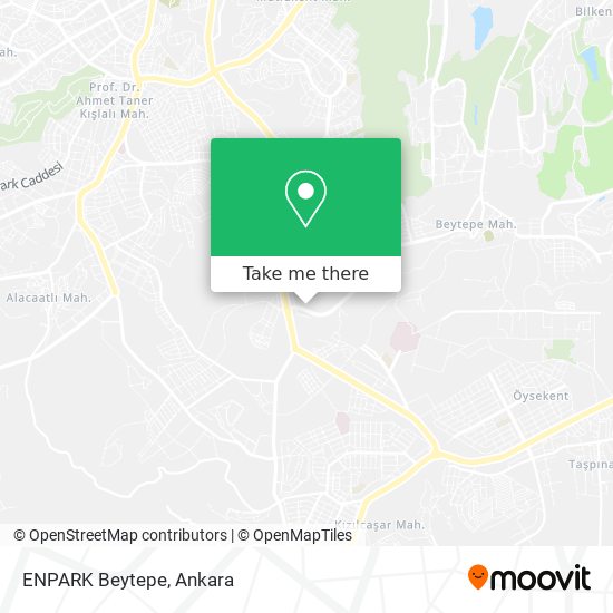 ENPARK Beytepe map