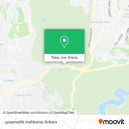 uyuşmazlık mahkeme map
