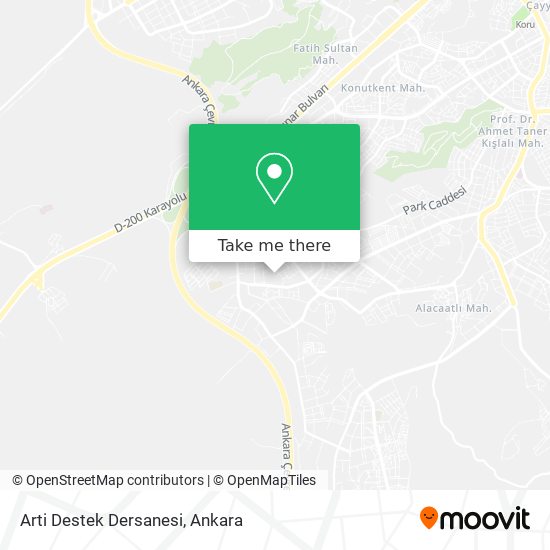 Arti Destek Dersanesi map