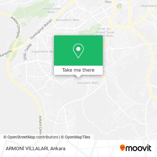 ARMONİ VİLLALARI map