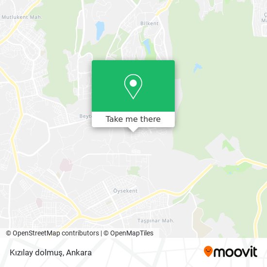 Kızılay dolmuş map
