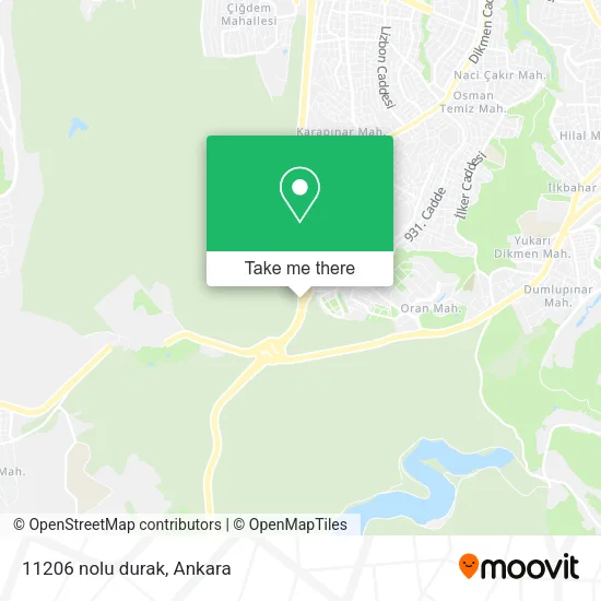 11206 nolu durak map