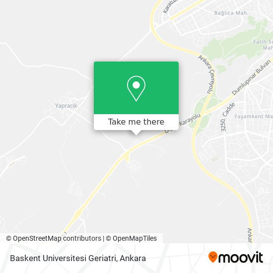 Baskent Universitesi Geriatri map