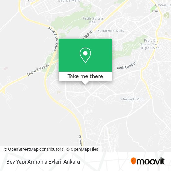 Bey Yapı Armonia Evleri map