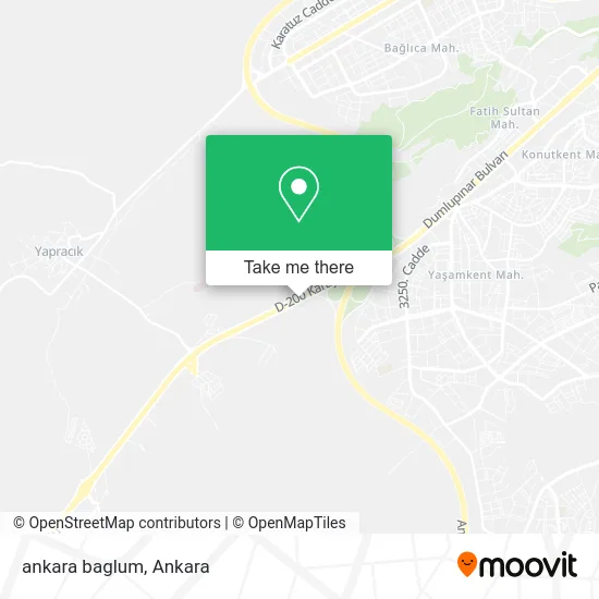 ankara baglum map