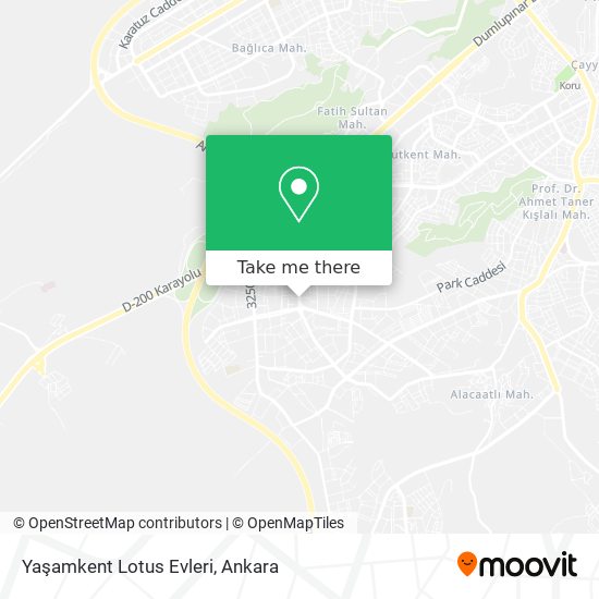 Yaşamkent Lotus Evleri map