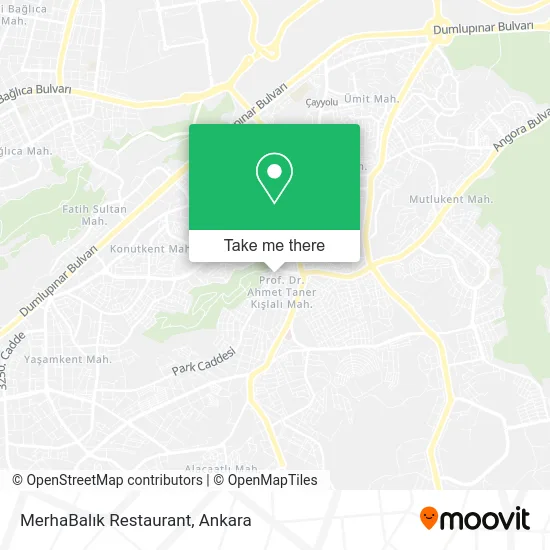 MerhaBalık Restaurant map