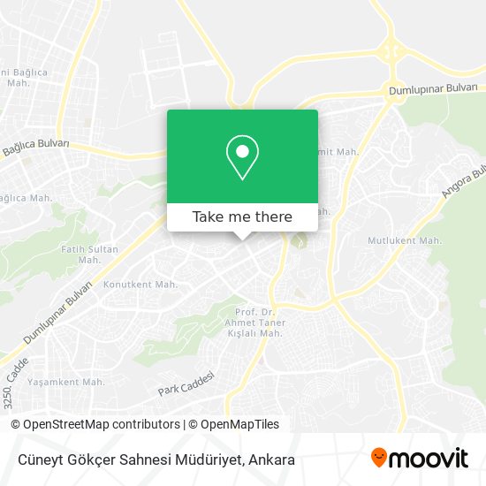 Cüneyt Gökçer Sahnesi Müdüriyet map